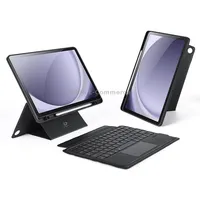 For Samsung Galaxy Tab A9 Dux Ducis Dk Floating Magnetic Keyboard Leather Tablet CaseBlack