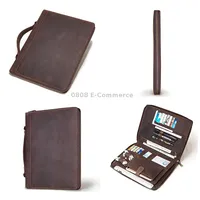 Humerpaul Tablet Protective Leather Case Handbag Business Computer BagBlack