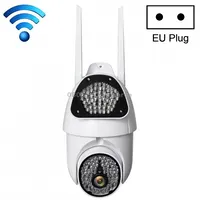 Qx37 1080P Wifi High-Definition Surveillance Camera Outdoor Dome Camera, Support Night Vision  Two-Way Voice Motion DetectionEu Plug