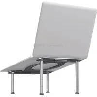 R-Just Bj03 Universal Detachable Bench Shape Aluminum Alloy Angle Adjustable Laptop Stand