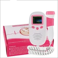 Rz-100S9 Led Fetal Doppler Ultrasound Sound Baby Heartbeat Detector Monitor Digital Prenatal Pocket Stethoscope