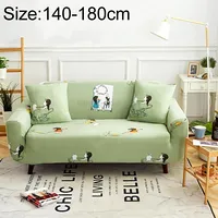 Sofa Covers all-inclusive Slip-Resistant Sectional Elastic Full Couch Cover and Pillow Case, Specificationtwo Seat  2 Pcs CaseLittle Girl