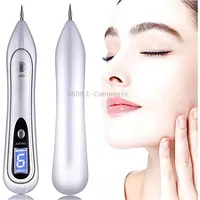 Songsun X2 Professional Portable Skin Spot Tattoo Freckle Removal Machine Mole Dot Removing Laser Plasma Beauty Care Pen with Lcd Display Screen  9 Gears AdjustmentWhite