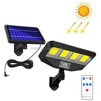 Tg-Ty081 Led Solar Wall Light Body Sensation Outdoor Waterproof Courtyard Lamp with Remote Control, Style 138 Cob Splitable 