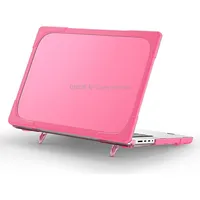 Tpu  Pc Two Color Laptop Protective Case For Macbook Pro 14.2 inch A2442 2021Rose Red
