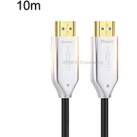 2.0 Version Hdmi Fiber Optical Line 4K Ultra High Clear Monitor Connecting Cable, Length 10MWhite