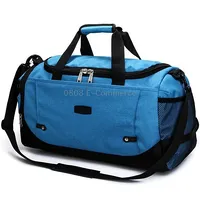 Mens / Ladies Large Capacity Travel Bags Portable Multifunctional HandbagSky blue