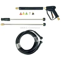 3000 Psi Car Water Power Washer High Pressure Spray Gun with 2 Extension Wand  5 Nozzles
