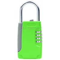 3 Pcs Key Safe Box Password Lock Keys Metal Body Padlock Type Storage Mini SafesGreen