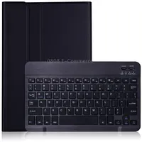 A860 For Samsung Galaxy Tab S6 10.5 inch T860 / T865 Detachable Bluetooth Keyboard Tablet Case with Pen Holder Elastic StrapBlack