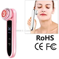Blk-D919 Rf Instrument Facial Vibration Compact Lifting Massager Micro Current Beauty InstrumentPink