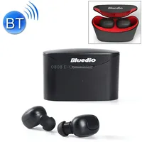 Bluedio Tws T-Elf Bluetooth Version 5.0 In-Ear Headset with Headphone Charging CabinRed