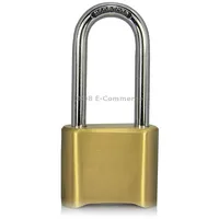 Brass Large Long Warehouse Door Logistics 4 Bit Password Lock