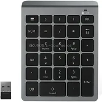 Bt302 28 Keys Laptop Mini Wireless Keyboard, Spec 2.4G Gray