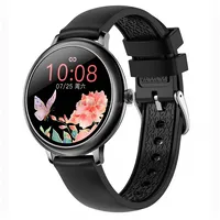 Cf80 1.08 inch Ips Color Touch Screen Smart Watch, Ip67 Waterproof, Support Gps / Heart Rate Monitor Sleep Blood Pressure MonitoringBlack