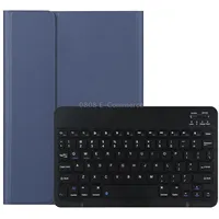 Dy-E10 2 in 1 Removable Bluetooth Keyboard  Protective Leather Tablet Case with Holder for Lenovo Tab E10Blue