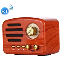 Elvis Angel Ma-1500 Retro Bluetooth Hifi Radio Speaker with Colorful Led Light, Support Usb  Fm 3.5Mm Aux