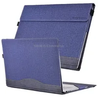 For Lenovo Thinkpad X1 Carbon Gen 8 Cloth Texture Laptop Leather Protective CaseDeep Blue