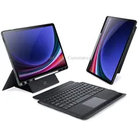 For Samsung Galaxy Tab S9 Dux Ducis Dk Floating Magnetic Keyboard Leather Tablet Case with HolderBlack