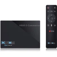 H96 Max 8K Smart Tv Box Android 11.0 Media Player with Remote Control, Quad Core Rk3566, Ram 4Gb, Rom 32Gb, Dual Frequency 2.4Ghz Wifi / 5G, Plug Typeeu