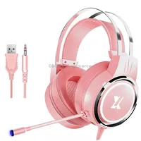 Heir Audio Head-Mounted Gaming Wired Headset With Microphone, Colour X8 7.1 Sound Upgrade Stars White