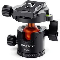 KF Concept Kf31.023V3 360 Degree Rotating Panoramic Metal Tripod Ball Head with 1/4 Inch Quick Release Plate