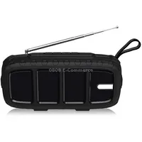 Newrixing Nr-5018Fm Outdoor Portable Bluetooth Speaker with Antenna, Support Hands-Free Call / Tf Card Fm U DiskBlack