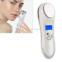 Ofy-7901 Ultrasonic Cryotherapy Hot Cold Hammer Facial Lifting Vibration Massager Face Body Import Export Care Beauty MachineWhite