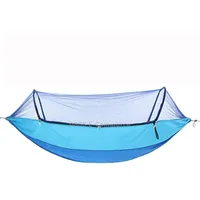 Outdoor Camping Anti-Mosquito Quick-Opening Hammock, Spec Double BlueSky Blue