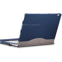 Pu Leather Laptop Protective Sleeve For Microsoft Surface Book 3 13.5 inchesDeep Blue