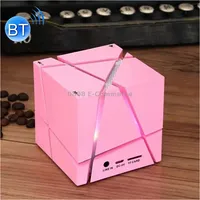 Qone 2 Cube Mini Portable Card Wireless Bluetooth SpeakerPink