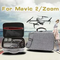 Shockproof Waterproof Portable Case for Dji Mavic 2 Pro / Zoom and Accessories, Size 29Cm x 19.5Cm 12.5CmGrey