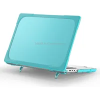 Tpu  Pc Two Color Laptop Protective Case For Macbook Pro 14.2 inch A2442 2021Light Blue