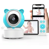 Ye9-C1 5 inch Dual Mode 2.4G  915M Video Night Vision Baby Monitor Security CameraEu Plug
