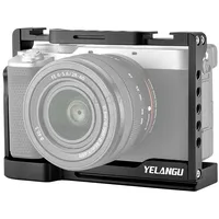 Yelangu C24 Video Camera Cage Stabilizer for Sony Alpha 7C / A7C Ilce-7C Black