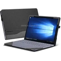 13.5 Inch Multifunctional Pu Leather Laptop Sleeve For Microsoft Surface 1/2/3/4Gentleman Gray