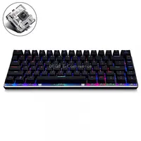 Ajazz 82 Keys Laptop Computer Rgb Light Gaming Mechanical Keyboard Black Shaft