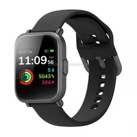 Cs201 1.3 inch Tft Color Screen Ip68 Waterproof Sport Smart Watch, Support Sleep Monitoring / Heart Rate Blood Oxygen Message PushBlack