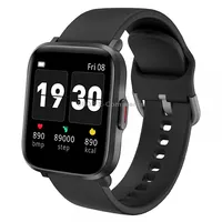 Cs201C 1.3 inch Ips Color Screen 5Atm Waterproof Sport Smart Watch, Support Sleep Monitoring / Heart Rate Mode Call ReminderBlack