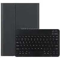 Dy-P10 2 in 1 Removable Bluetooth Keyboard  Protective Leather Tablet Case with Holder for Lenovo Tab P10 10.1 inchBlack