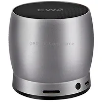 Ewa A150 Portable Mini Bluetooth Speaker Wireless Hifi Stereo Strong Bass Music Boom Box Metal Subwoofer, Support Micro Sd Card  3.5Mm AuxSilver