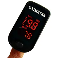 Finger Pulse Oximete Led Hd Display Portable Oximeter Equipment Blood Oxygen Monitor OximeterBlack