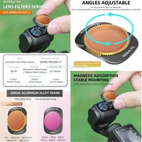 For Dji Osmo Pocket 3 Sunnylife Camera Lens Filter, Filter4 in 1 Mcuv Cpl Nd32/64