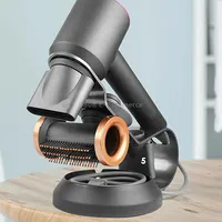 For Dyson Supersonic Hair Dryer Stand Holder With Cable Storage FunctionBlack Nickel