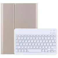 For Lenovo Tab M10 Hd Gen 2 Bluetooth Keyboard Leather Tablet CaseGold