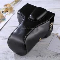 Full Body Camera Pu Leather Case Bag for Nikon D5300 / D5200 D5100 18-55Mm 18-105Mm 18-140Mm Lens Black