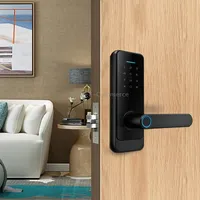 Locstar C89 Smart Fingerprint Password Lock Home Indoor Door Tuya System LockSilver