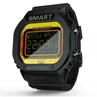 Lokmat Mk22 1.21 inch Fstn Lcd Screen 50M Waterproof Smart Watch, Support Information Reminder / Remote Camera Sport RecordOrange