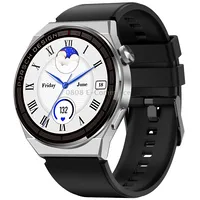 Md3Max Porsche Ver 1.39 inch Round Screen Tpu Strap Smart Watch Supports Heart Rate Monitoring/Blood Oxygen MonitoringSilver