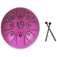Meibeite 5.5-Inch C-Tune Sanskrit Drum Steel Tongue Empty  Worry-Free DrumPurple